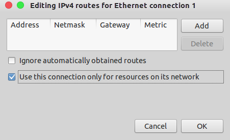 Using ethernet and wifi simultaneously